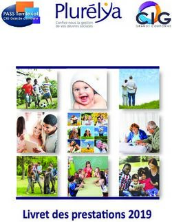 Livret des prestations 2019 - CIG Grande Couronne