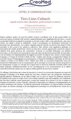 Tiers-Lieux Culturels - APPEL &Agrave; COMMUNICATION