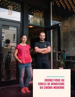 Joignez-vous au cercle de donateurs du Cinéma Moderne