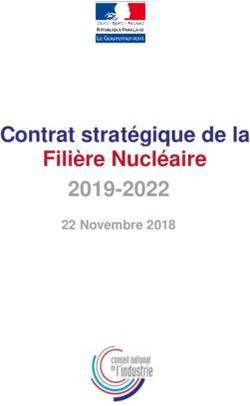 Contrat stratégique de la Filière Nucléaire 2019-2022 - 22 Novembre 2018 - Direction ...