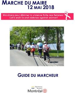 MARCHE DU MAIRE 12 MAI 2018 - GUIDE DU MARCHEUR - Ville de Montréal