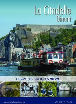 La Citadelle Dinant - FORMULES GROUPES 2022 - Citadelle De Dinant