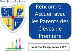Rencontre - Accueil avec les Parents des élèves de Première - Vendredi 15 septembre 2017 - Saint Jean et La Croix