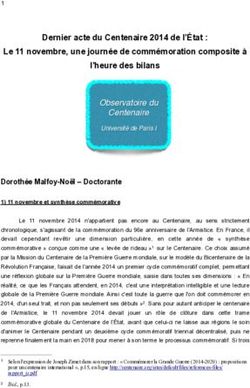 Observatoire du Centenaire! - Université de Paris I