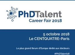 5 OCTOBRE 2018 LE CENTQUATRE-PARIS - LE PLUS GRAND FORUM D'EUROPE DÉDIÉ AUX DOCTEURS #PHDTALENT18