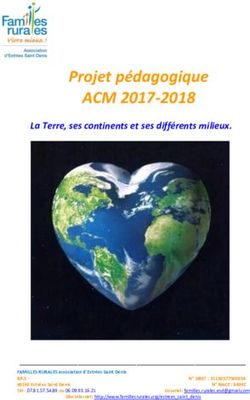 Projet pédagogique ACM 2017-2018 - La Terre, ses continents et ses différents milieux - Familles Rurales