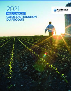 2021 MAÏS CANADA GUIDE D'UTILISATION DU PRODUIT - Corteva Canada