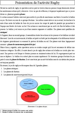 Présentation de l'activité Rugby