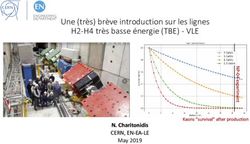 Une (tr&egrave;s) br&egrave;ve introduction sur les lignes H2-H4 tr&egrave;s basse &eacute;nergie (TBE) - VLE - N. Charitonidis - CERN Indico
