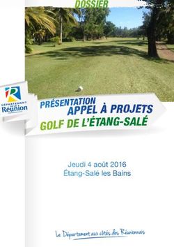 APPEL À PROJETS G O LF DE L'ÉTANG-SALÉ - DOSSIER - Jeudi 4 août 2016 Étang-Salé les Bains - Département de la Réunion