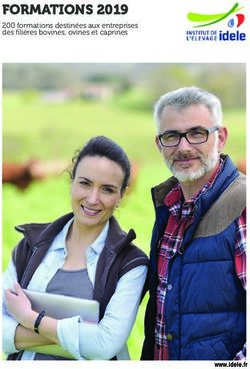 FORMATIONS 2019 200 formations destinées aux entreprises des filières bovines, ovines et caprines - les instituts techniques ...