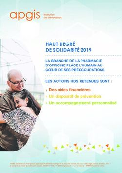 HAUT DEGRÉ DE SOLIDARITÉ 2019 - LA BRANCHE DE LA PHARMACIE D'OFFICINE PLACE L'HUMAIN AU CŒUR DE SES PRÉOCCUPATIONS LES ACTIONS HDS RETENUES SONT : ...