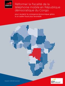Réformer la fiscalité de la téléphonie mobile en République démocratique du Congo - pour soutenir la croissance économique grâce à un cadre fiscal ...
