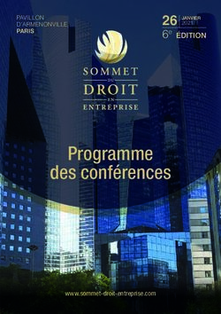Programme des conf&eacute;rences - 26 JANVIER 6e &Eacute;DITION - inwink