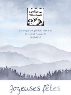 Catalogue des produits de Fêtes de Noël et Nouvel An 2019-2020