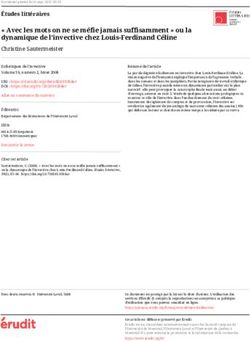 " Avec les mots on ne se méfie jamais suffisamment " ou la dynamique de l'invective chez Louis-Ferdinand Céline