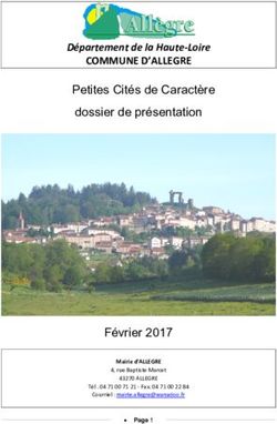 COMMUNE D'ALLEGRE D&eacute;partement de la Haute-Loire - Petites Cit&eacute;s de Caract&egrave;re dossier de pr&eacute;sentation