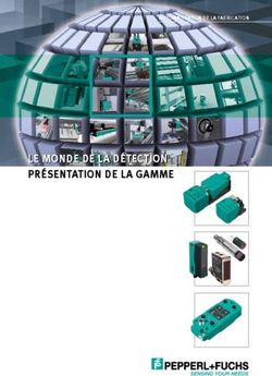 LE MONDE DE LA D&Eacute;TECTION PR&Eacute;SENTATION DE LA GAMME - AUTOMATISATION DE LA FABRICATION