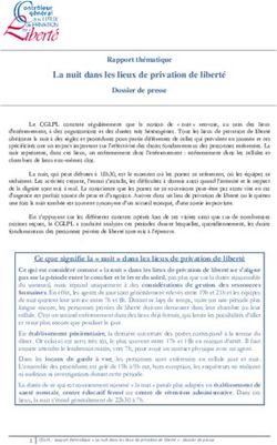 La nuit dans les lieux de privation de liberté - CGLPL