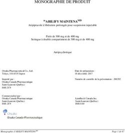 MONOGRAPHIE DE PRODUIT - PRABILIFY MAINTENAMD - LUNDBECK