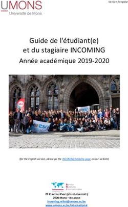 Guide de l'étudiant(e) et du stagiaire INCOMING - Université ...