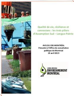 Qualité de vie, résilience et connexions : les trois piliers d'Assomption Sud - Longue-Pointe - AVIS DU CRE-MONTRÉAL Présenté à l'Office de ...