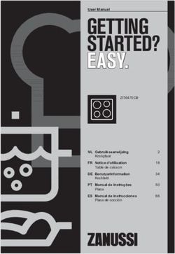 GETTING STARTED? EASY - NL Gebruiksaanwijzing FR Notice d'utilisation DE Benutzerinformation PT Manual de instruções ES Manual de instrucciones