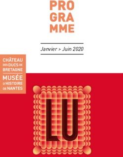 Janvier Juin 2020 - Nantes Tourisme