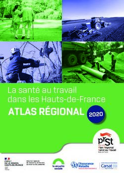 ATLAS RÉGIONAL 2020 La santé au travail dans les Hauts-de-France - Entreprendre Ensemble
