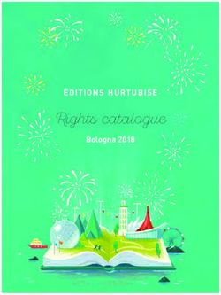 Rights catalogue &Eacute;DITIONS HURTUBISE - Bologna 2018 - Les &Eacute;ditions Hurtubise