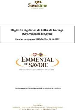 Règles de régulation de l'offre de fromage IGP Emmental de Savoie