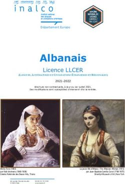 Albanais Licence LLCER - Inalco