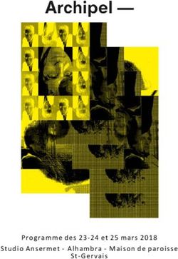 Programme des 23-24 et 25 mars 2018 Studio Ansermet - Alhambra - Maison de paroisse St-Gervais - Alhambra ...