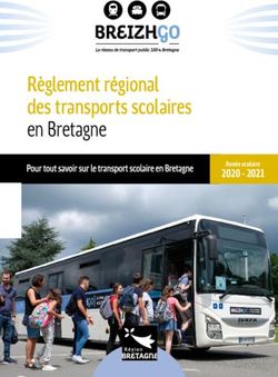 Règlement régional des transports scolaires en Bretagne 2020 - 2021 Année scolaire - BreizhGo