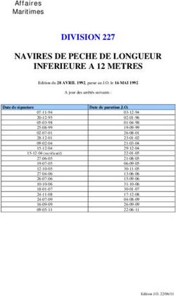 DIVISION 227 NAVIRES DE PECHE DE LONGUEUR INFERIEURE A 12 METRES