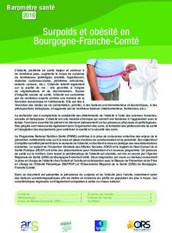 Surpoids et obésité en Bourgogne-Franche-Comté - ARS Bourgogne ...