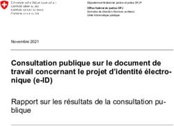 Consultation publique sur le document de travail concernant le projet d'identit&eacute; &eacute;lectro-nique (e-ID)