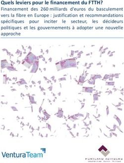 Quels leviers pour le financement du FTTH?