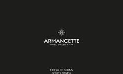 MENU DE SOINS SPORT & FITNESS - Armancette