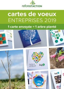 Cartes de voeux ENTREPRISES 2019 1 carte envoyée = 1 arbre planté - Reforest'Action