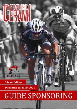 GUIDE SPONSORING 54&egrave;me Edition Dimanche 25 juillet 2021 - Annulation du GP Cerami
