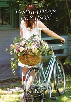 INSPIRATIONS DE SAISON - Roulez printemps Printemps 2019 - Schilliger