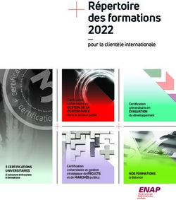 R&eacute;pertoire des formations 2022 - pour la client&egrave;le internationale - ENAP Internationale
