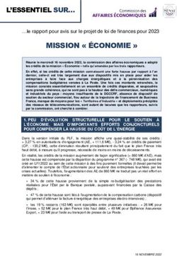 MISSION " &Eacute;CONOMIE " - S&eacute;nat