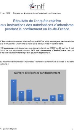 R&eacute;sultats de l'enqu&ecirc;te relative aux instructions des autorisations d'urbanisme pendant le confinement en Ile-de-France - Amif