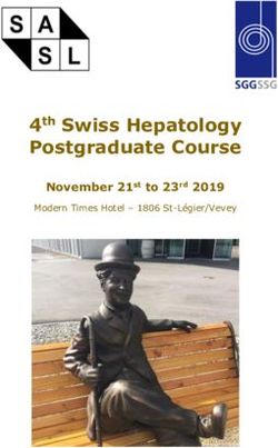 4th Swiss Hepatology Postgraduate Course - November 21st to 23rd 2019 Modern Times Hotel - 1806 St-Légier/Vevey