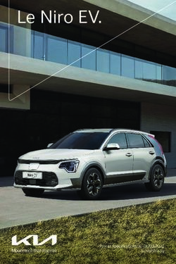 Le Niro EV - Prix et sp&eacute;cifications au 01/03/2022 Luxembourg - Kia