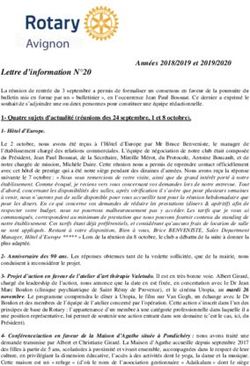 Lettre d'information N 20 - beim Rotary Club ...