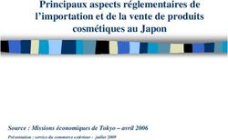 Principaux aspects réglementaires de l'importation et de la vente de produits cosmétiques au Japon - Source : Missions économiques de Tokyo ...
