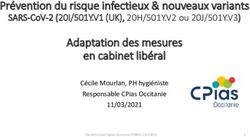 Prévention du risque infectieux & nouveaux variants - CPIAS Occitanie
